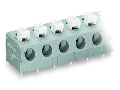 PCB terminal block; push-button; 2.5 mm; Pin spacing 7.5 mm; 9-pole; Push-in CAGE CLAMP; 2,50 mm; gray