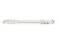 pre-assembled interconnecting cable; Eca; Socket/plug; 3-pole; Cod. A; H05VV-F 3G 2.5 mm; 2 m; 2,50 mm; white
