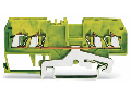 4-conductor ground terminal block; 1.5 mm; suitable for Ex e II applications; center marking; for DIN-rail 35 x 15 and 35 x 7.5; CAGE CLAMP; 1,50 mm; green-yellow