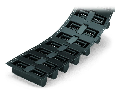 THR male header; 1.0 x 1.0 mm solder pin; straight; 100% protected against mismating; in tape-and-reel packaging; Pin spacing 3.81 mm; 5-pole; black