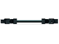 pre-assembled interconnecting cable; Eca; Socket/plug; 4-pole; Cod. A; H05VV-F 4G 1.5 mm�; 7 m; 1,50 mm�; black