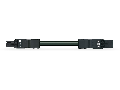 pre-assembled interconnecting cable; Eca; Socket/plug; 3-pole; Cod. A; H05Z1Z1-F 3G 1.0 mm; 3 m; 1,00 mm; black