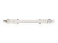 pre-assembled interconnecting cable; Eca; Socket/plug; 3-pole; Cod. A; H05VV-F 3G 1.5 mm; 5 m; 1,50 mm; white
