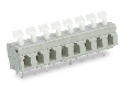 PCB terminal block; push-button; 2.5 mm; Pin spacing 7.5/7.62 mm; 16-pole; CAGE CLAMP; commoning option; 2,50 mm; gray