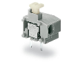 Stackable PCB terminal block; push-button; 1.5 mm; Pin spacing 10/10.16 mm; 1-pole; Push-in CAGE CLAMP; 1,50 mm; gray