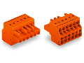 2-conductor female connector; 2.5 mm; Pin spacing 5.08 mm; 11-pole; 2,50 mm; orange