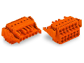 2-conductor female connector; Locking lever; 2.5 mm; Pin spacing 5.08 mm; 9-pole; 2,50 mm; orange