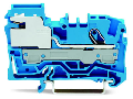 1-conductor N-disconnect terminal block; 6 mm; Push-in CAGE CLAMP; 6,00 mm; blue