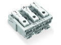 Lighting connector; push-button, external; without ground contact; N-PE-L; 3-pole; Lighting side: for solid conductors; Inst. side: for all conductor types; max. 2.5 mm; Surrounding air temperature: max 85C (T85); 2,50 mm; white