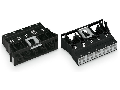 Snap-in socket; 5-pole; Cod. A; 4,00 mm; black
