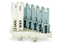 Female connector; 5-pole; 1,00 mm; white