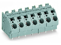 PCB terminal block; 6 mm; Pin spacing 10 mm; 2-pole; CAGE CLAMP; commoning option; 6,00 mm; gray