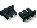 Device connector; 3-pole; Cod. A; black