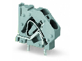 Stackable PCB terminal block; 6 mm²; Pin spacing 7.5 mm; 1-pole; CAGE CLAMP®; commoning option; 6,00 mm²; gray