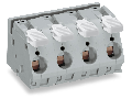 PCB terminal block; lever; 16 mm; Pin spacing 15 mm; 3-pole; CAGE CLAMP; commoning option; 16,00 mm; gray