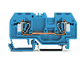 2-conductor through terminal block; 6 mm; suitable for Ex i applications; center marking; for DIN-rail 35 x 15 and 35 x 7.5; CAGE CLAMP; 6,00 mm; blue