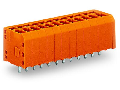 PCB terminal block; 1.5 mm; Pin spacing 3.81 mm; 10-pole; CAGE CLAMP; 1,50 mm; orange