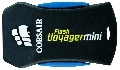 Corsair - Stick USB Voyager Mini, 8GB (Albastru)