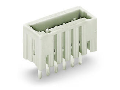 THT male header; 0.8 x 0.8 mm solder pin; straight; 100% protected against mismating; Pin spacing 2.5 mm; 7-pole; light gray