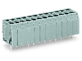 PCB terminal block; 2.5 mm; Pin spacing 5 mm; 16-pole; CAGE CLAMP; 2,50 mm; gray