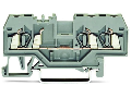 3-conductor through terminal block; 2.5 mm; center marking; for DIN-rail 35 x 15 and 35 x 7.5; CAGE CLAMP; 2,50 mm; orange