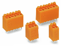 PCB terminal block; push-button; 1.5 mm; Pin spacing 3.81 mm; 7-pole; PUSH WIRE; 1,50 mm; orange