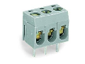PCB terminal block; 2.5 mm²; Pin spacing 10 mm; 2-pole; 2,50 mm²; gray