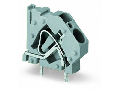 Stackable PCB terminal block; 6 mm; Pin spacing 7.5 mm; 1-pole; CAGE CLAMP; commoning option; 6,00 mm; green-yellow