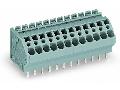 PCB terminal block; 4 mm; Pin spacing 5 mm; 6-pole; CAGE CLAMP; commoning option; 4,00 mm; gray