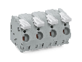 PCB terminal block; lever; 6 mm; Pin spacing 12.5 mm; 3-pole; CAGE CLAMP; 6,00 mm; gray