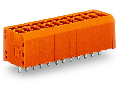 PCB terminal block; 1.5 mm; Pin spacing 3.81 mm; 6-pole; CAGE CLAMP; 1,50 mm; orange