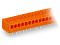 PCB terminal block; 1.5 mm; Pin spacing 3.81 mm; 7-pole; PUSH WIRE; 1,50 mm; orange