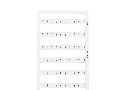 Mini-WSB marking card; as card; MARKED; 1 ... 10 (10x); not stretchable; Horizontal marking; snap-on type; white