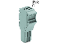 1-conductor female plug; 1.5 mm; 10-pole; 1,50 mm; gray