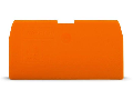 End and intermediate plate; 1 mm thick; gray