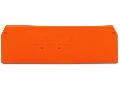 End and intermediate plate; 2.5 mm thick; orange