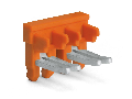 Ajacent jumper for switching lever; insulated; 2-way; Nominal current 30 A; orange