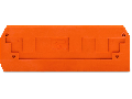 End and intermediate plate; 2.5 mm thick; orange