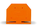 End and intermediate plate; 4 mm thick; orange