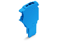 Start module for 1-conductor female connector; with integrated end plate; 1.5 mm; 1-pole; 1,50 mm; blue