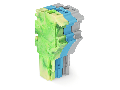 1-conductor female plug; 2.5 mm²; 3-pole; 2,50 mm²; green-yellow, blue, gray