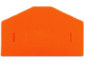 Separator plate; 2.5 mm thick; oversized; orange