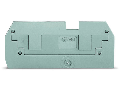 Step-down cover plate; 1 mm thick; for 2-conductor 284-901 terminal blocks; gray