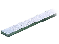Busbar; tin-plated; 50 mm long; Cu 10 mm x 3 mm