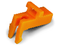 Lock-out; prevents reclosing of slide link; Snap-in type; for 782/784/783/785 Series; orange