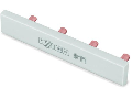 Push-in type jumper bar; insulated; 12-way; Nominal current 63 A; light gray