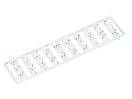 WMB marking card; as card; MARKED; U1, V1, W1, U1, V1, W1, U1, V1, W1,... (10x); stretchable 4 - 4.2 mm; Horizontal marking; snap-on type; white