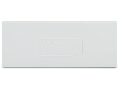 Separator plate; 2 mm thick; oversized; light gray