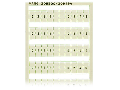 WSB marking card; as card; MARKED; 0, 2, 4, 6, , , 0, 2, 4, 6, 3, 5, 7, , ,1, 3, 5, 7; not stretchable; Horizontal marking; snap-on type; white