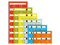 WSB marking card; as card; MARKED; L1 (100x); not stretchable; Vertical marking; snap-on type; orange